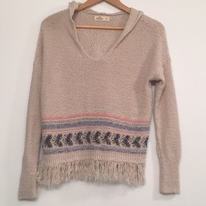 Hollister hooded sweater Size S